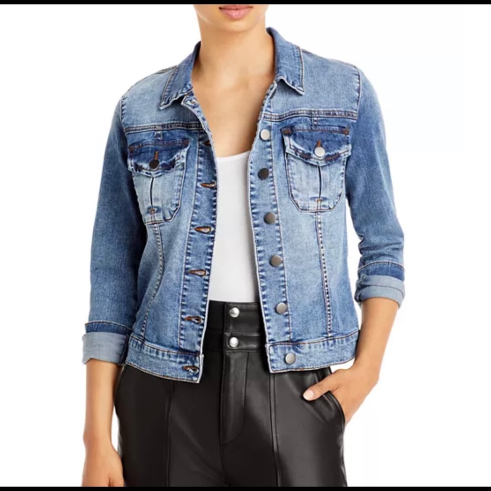 Kut from the Kloth Amelia Denim Jacket Ready Wash